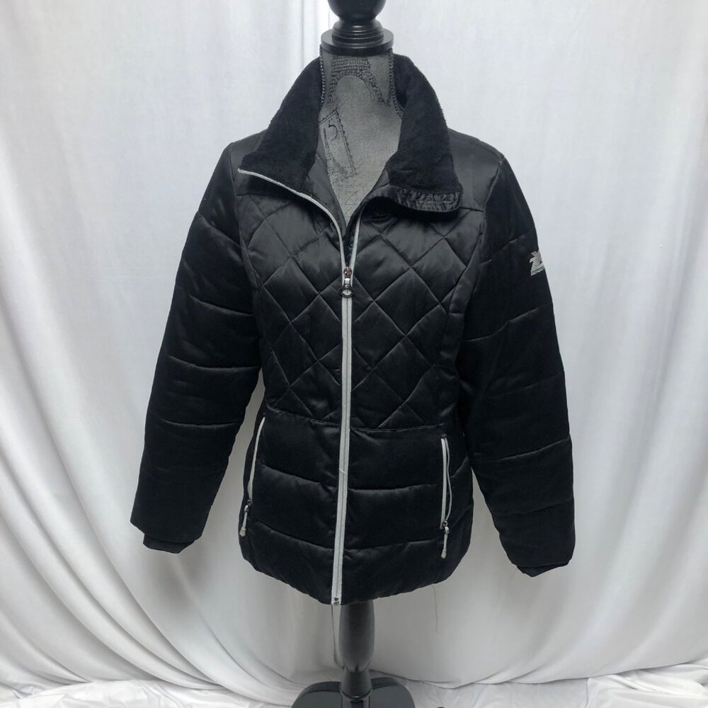 Zeroxposur Winter Coat Womens Size Medium Black Quilted Warm Stylish Jacket